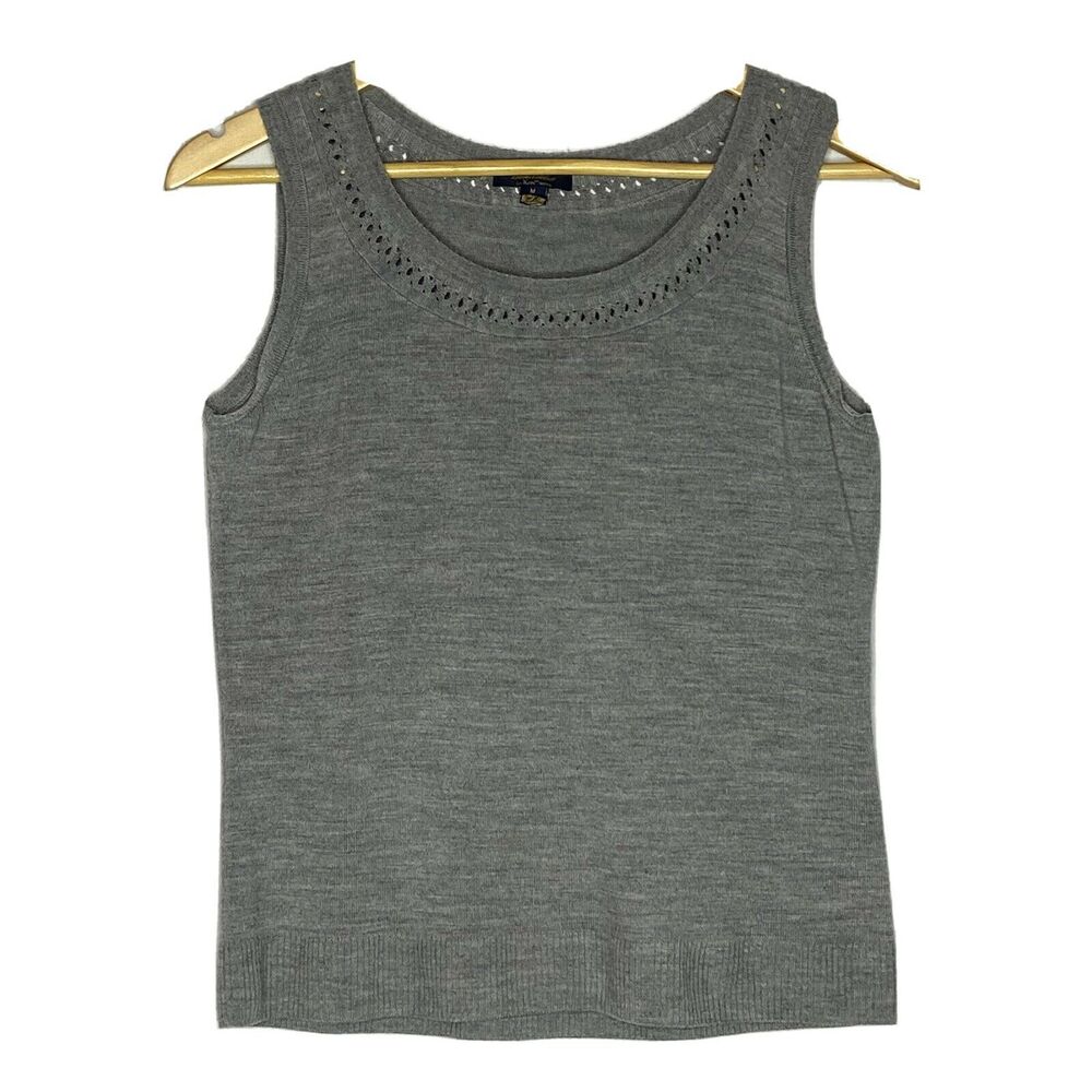 Ladies Brooks Brothers Sweater Vest Sleeveless Size M !